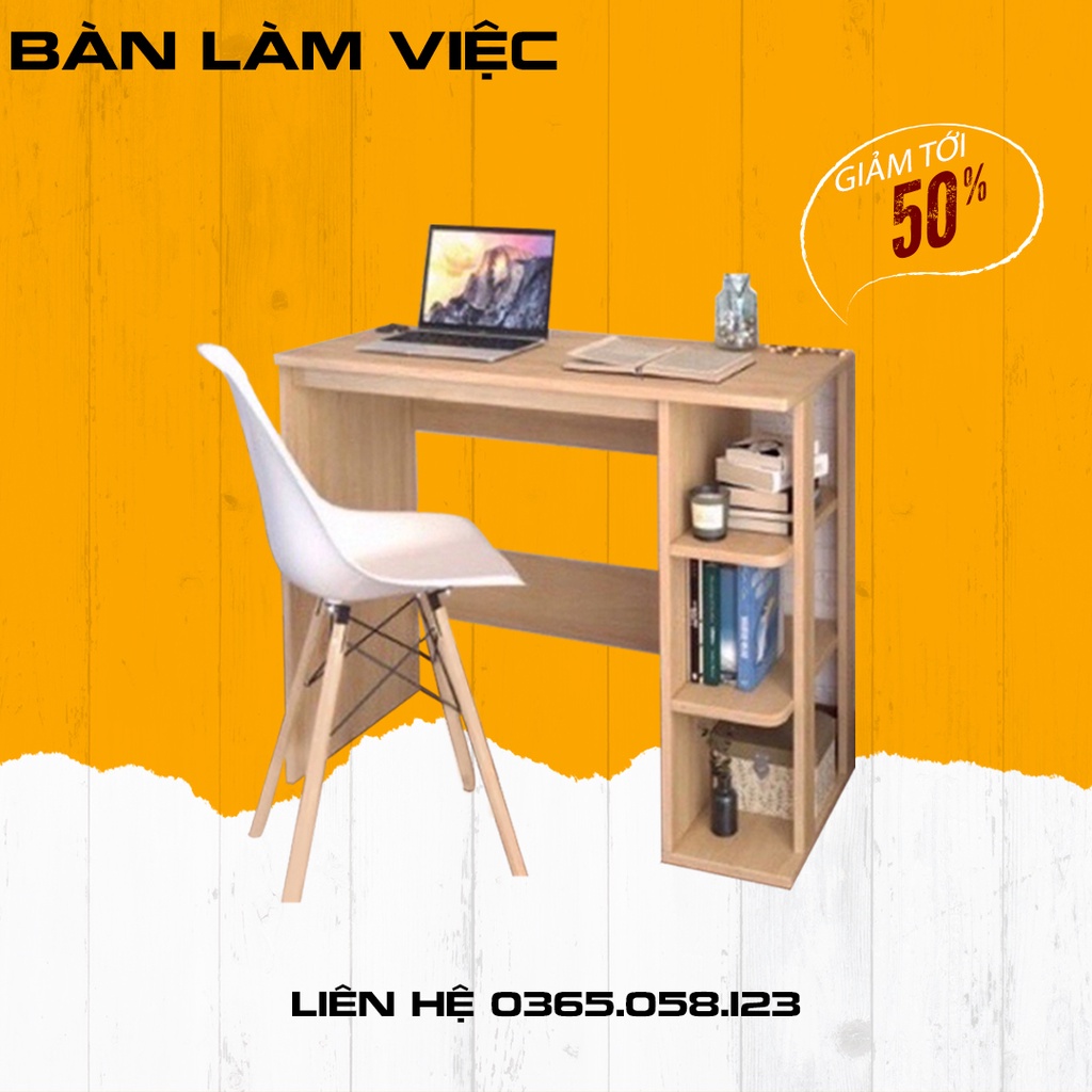 Bàn Làm Việc Gỗ,Bàn Học Hiện Đại phù hợp cho gia đình và văn phòng Chất gỗ MDF kích thước 100x40