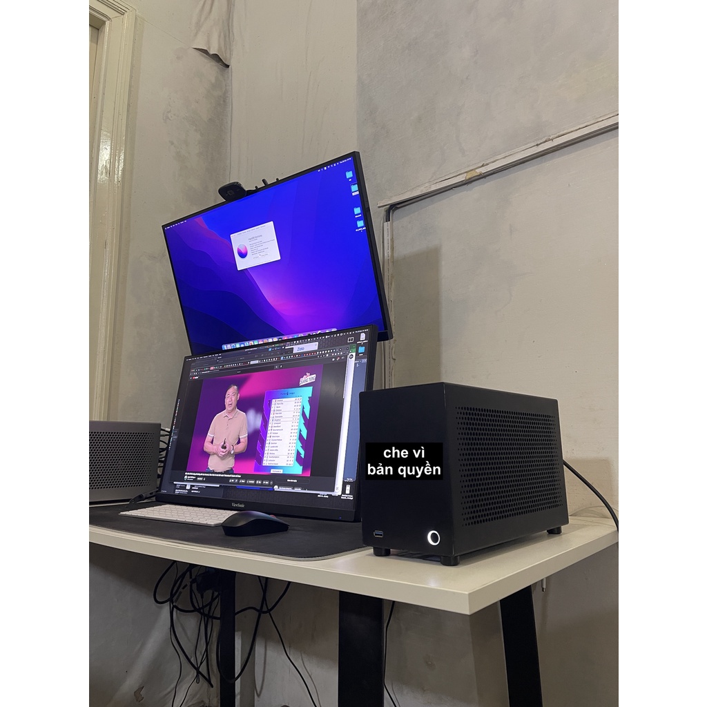 Cây máy tính ZSA4 v2 màu đen cài sẵn hackintosh