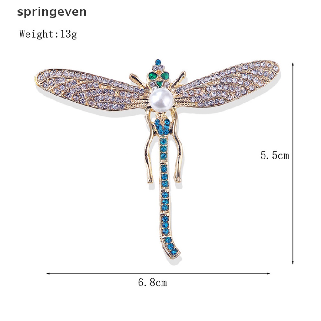 Ghim Cài Áo Hình Chuồn Chuồn Đính Ngọc Trai Nhân Tạo Thời Trang