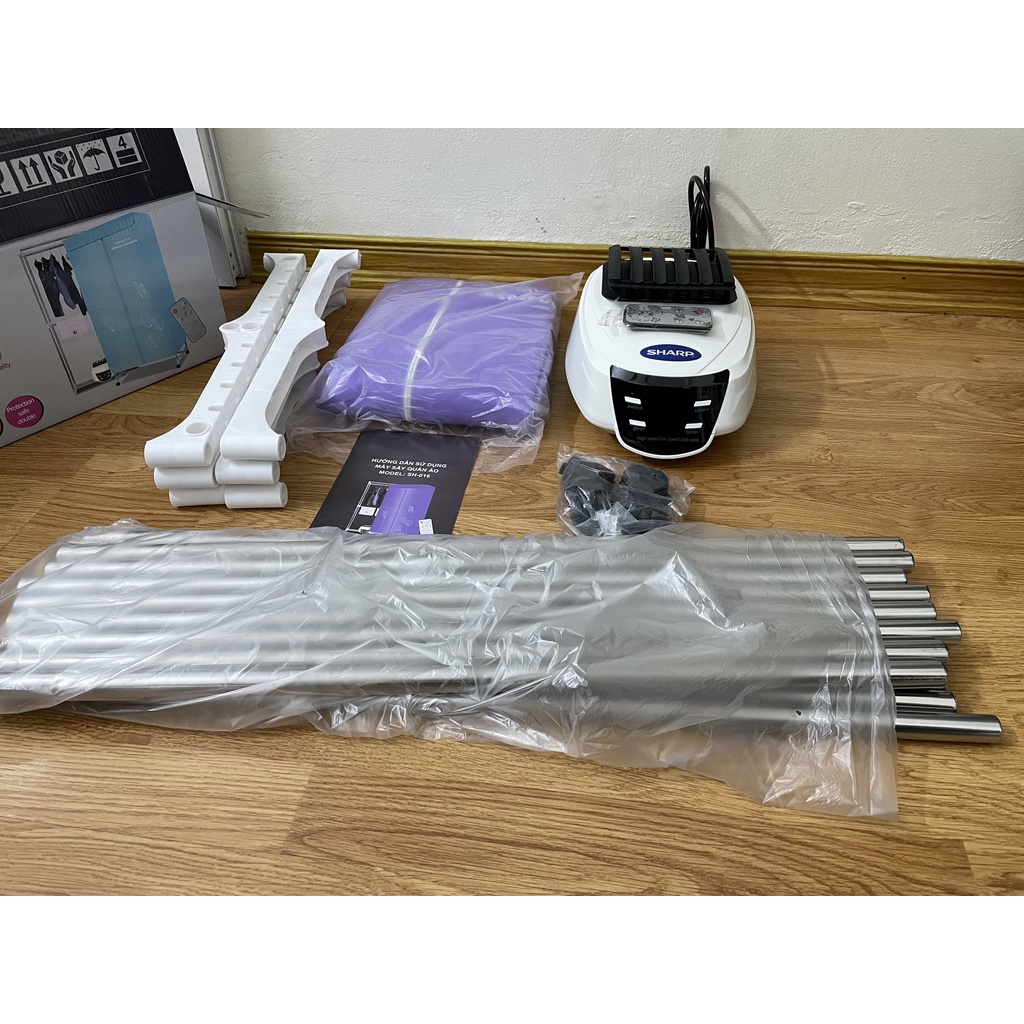 Tủ Sấy Quần Áo, Máy Sấy Quần Áo Sharp Chính Hãng, Sấy Nhanh Khô Lưu Giữ Hương Thơm