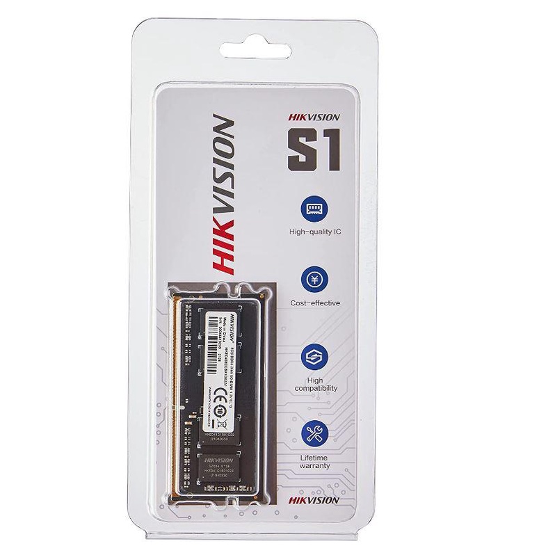 Bộ nhớ trong S1 HIKVISION DDR4 8Gb 2666MHz cho Laptop HKED4082CBA1D0ZA1 - Hàng chính hãng bảo hành 36 tháng