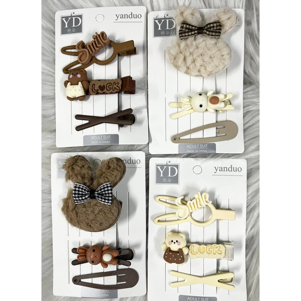 Set 3 Kẹp Mái xinh xắn
