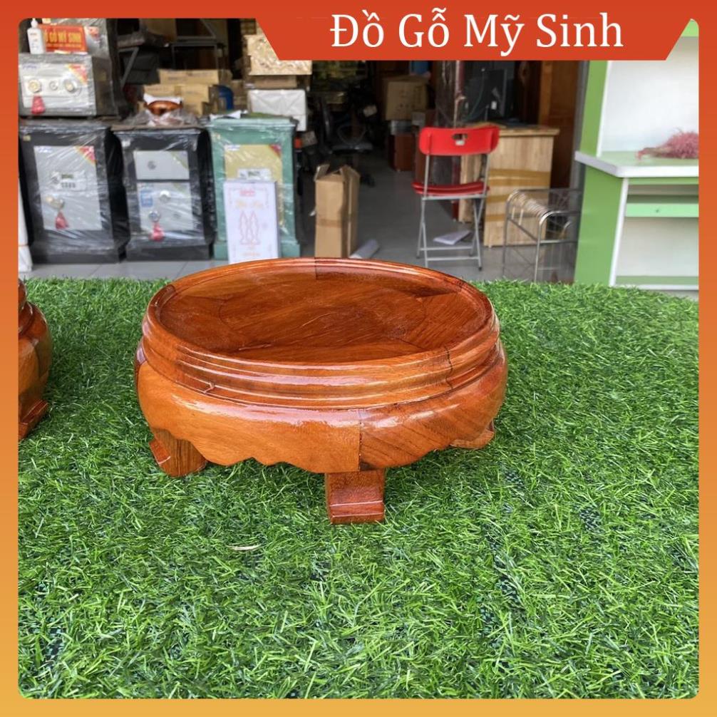 Kỷ tròn đế chân tròn để bát hương bình rượu kê tượng đồ thờ cúng phong thuỷ, đồ gỗ Mỹ Sinh gia đình cao cấp
