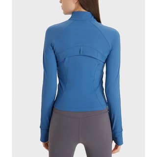 Áo khoác thể thao Lululemon Nulu™ Fold Zip Jacket - Áo khoác Lulu không logo
