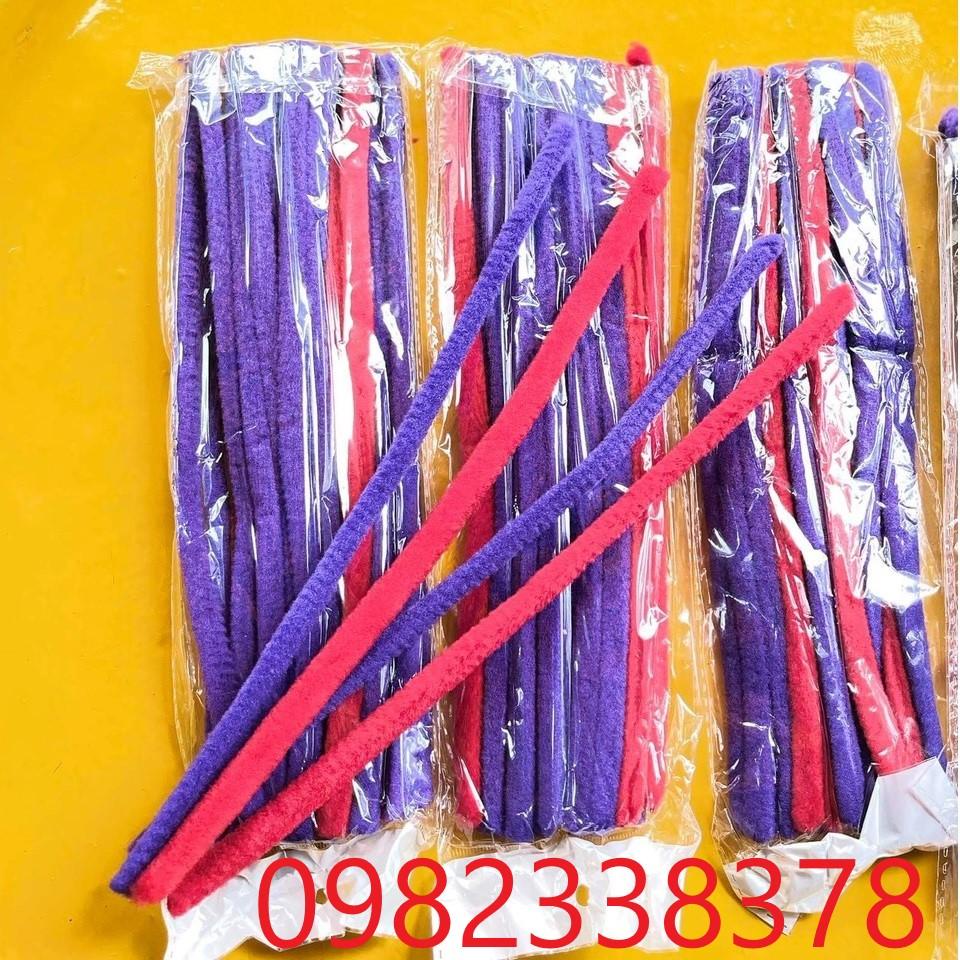 Kẽm nhung uốn tóc Ruffled  sợi to