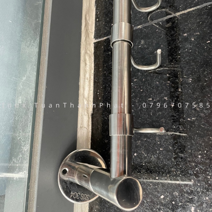 Máng nồi - Thanh treo xoong nồi inox 304 cao cấp Tuấn Thành Phát