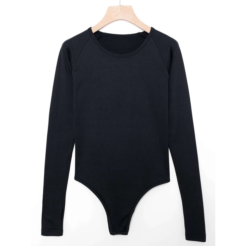Áo Thun Borip Bodysuit Cổ Tròn Tay Dài Dành Cho Nữ Đáng Yêu TTKXA0492