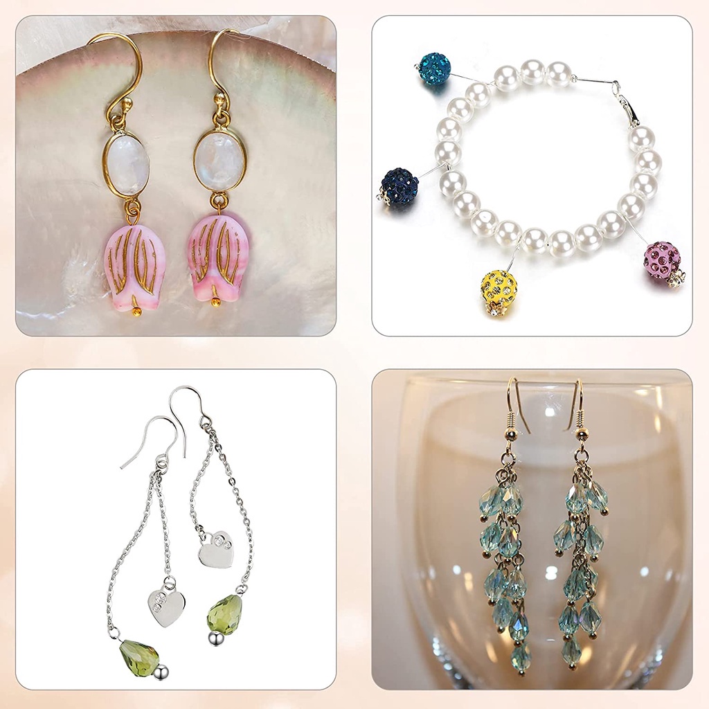 Set 100 Ghim Đầu Bi Mạ Vàng 20mm 30mm Làm Trang Sức Thủ Công