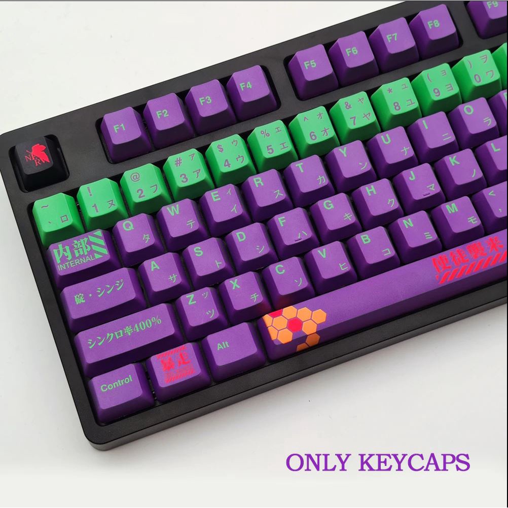 Keycap Eva Purple - nút bàn phím cơ PBT OEM