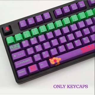 Keycap eva purple - nút bàn phím cơ pbt oem