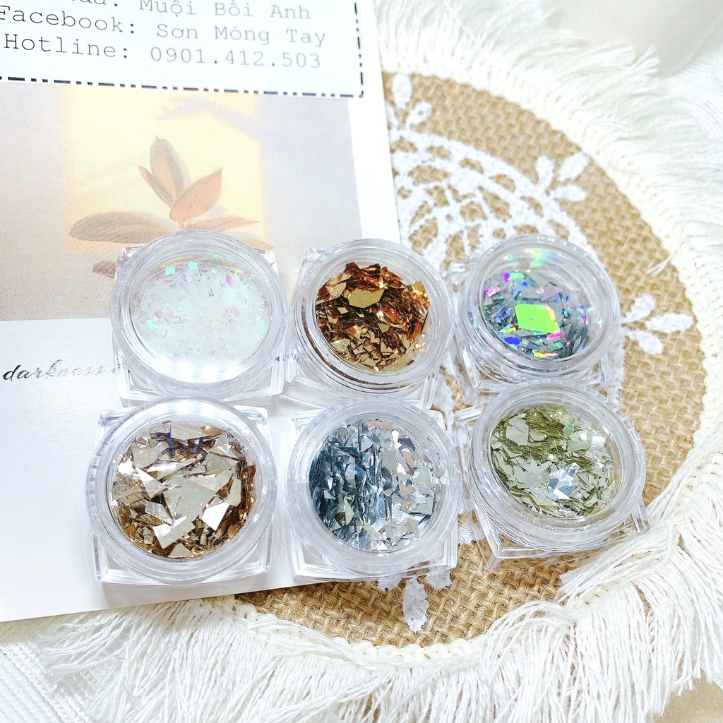 Set 6 lọ trang trí móng