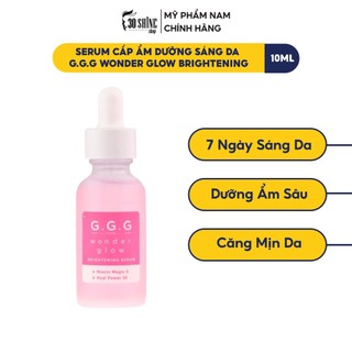 Serum cấp ẩm dưỡng sáng da G.G.G Wonder Glow Brightening Serum dưỡng da mềm mại, mịn màng.