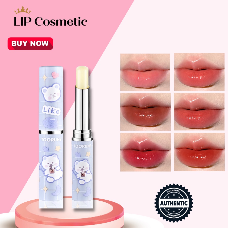 Son dưỡng môi Toorune Love Bear chất mướt mềm mại lên màu tự nhiên LIP Cosmetic