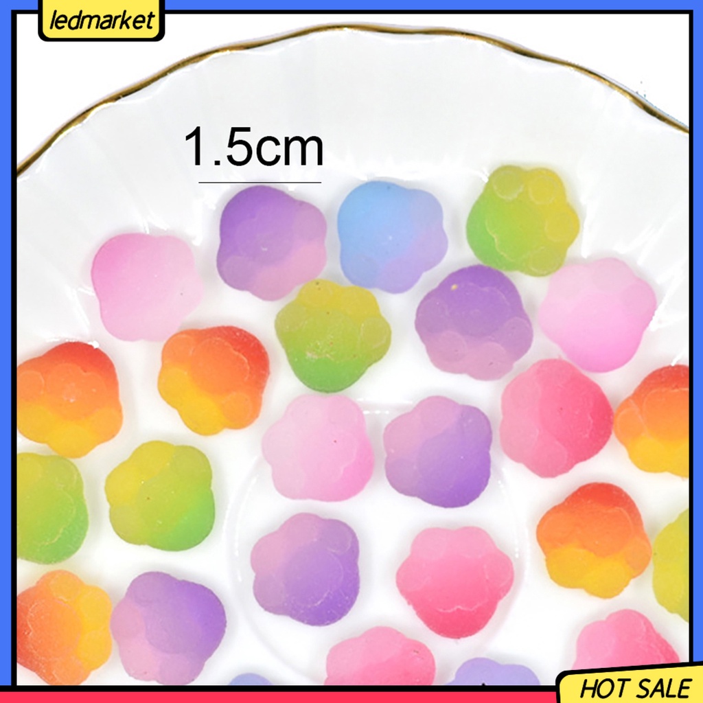 Set 10 Mô Hình Dấu Chân Mèo Mini Bằng Nhựa Resin Làm Đồ Thủ Công Trang Trí Nhà Búp Bê