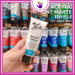 Màu vẽ acrylic mont marte tuýp lẻ - tiệm nhà milk