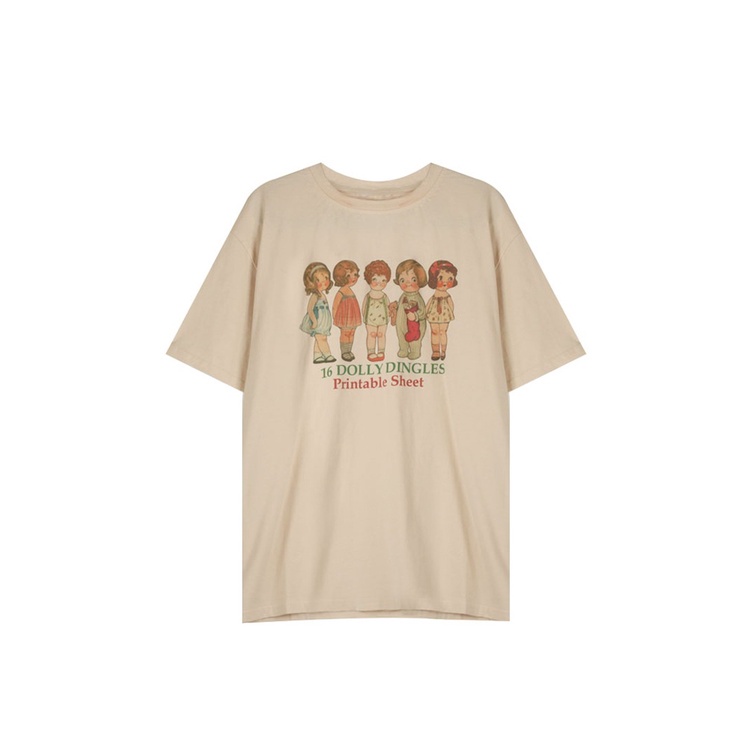 Áo thun NRVP unisex mùa hè dáng suông tay cộc phong cách Hàn Quốc cho nam nữ