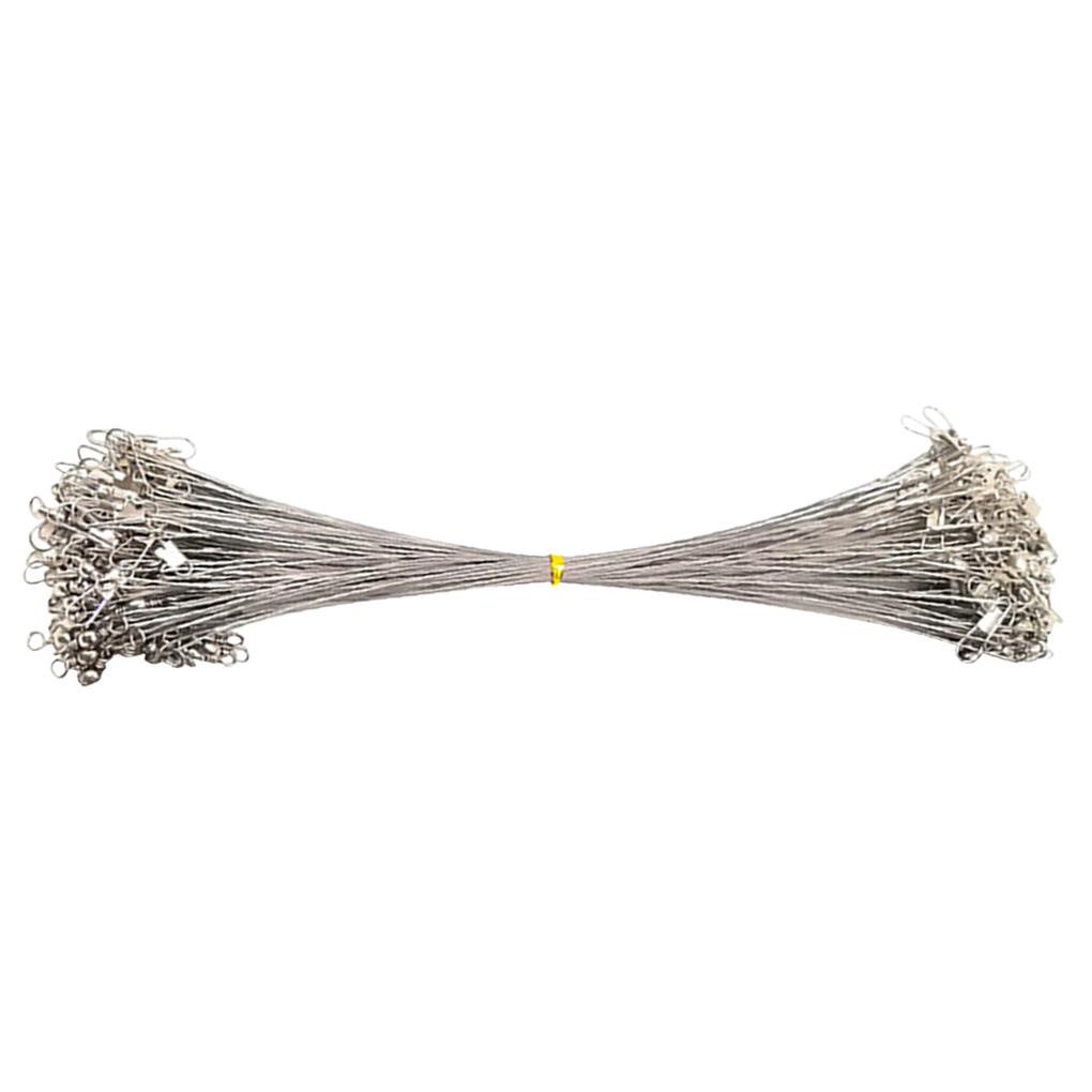 Set 20 Dây Câu Cá 20cm Chống Cắn Có Lõi Xoay