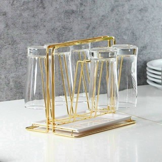 Giá úp cốc mạ vàng