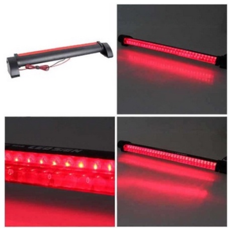 Thanh Đèn LED siêu sáng 24 Bóng 12V Đuôi cốp sau Xe hơi Ô Tô Báo Tín Hiệu Hãm Phanh thắng tương thích Toyota Vios Innova