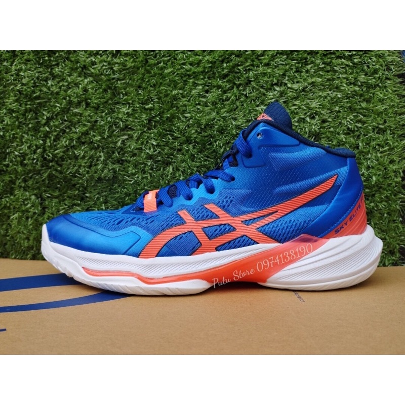 Giày Bóng Chuyền Asic Xanh Giày Thể Thao Bóng Chuyền Chuyên Nghiệp 2022ASICS SKY ELITE FF MT 2 Xanh