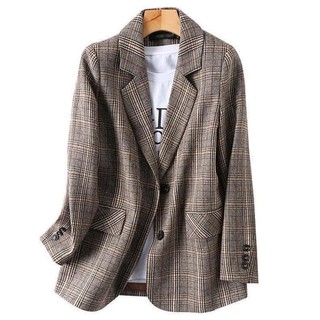 2407BL -Blazer kẻ caro