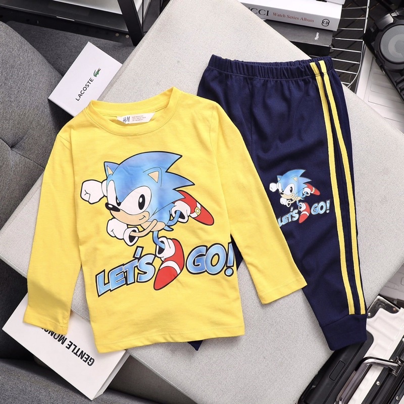 🚗 Bộ dài tay H&M hàng xuất bé trai 14-30kg