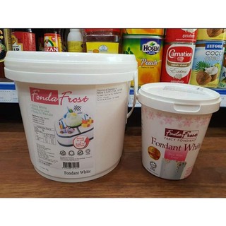Đường Fondant màu trắng .