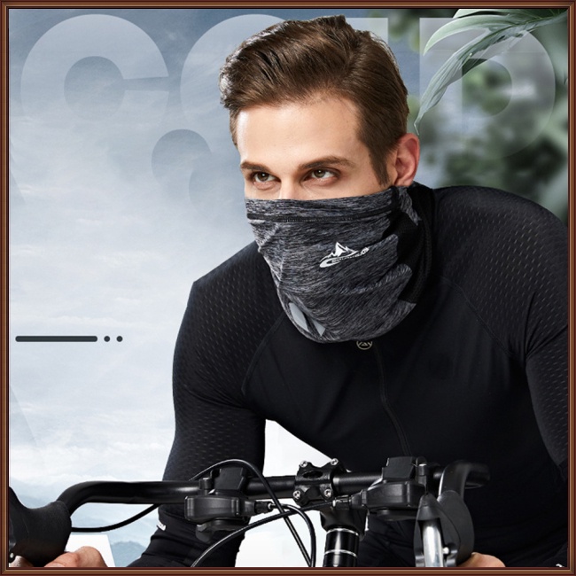 Khẩu Trang Chống Gió Chống Bụi Thoáng Khí Bằng Lụa Lạnh