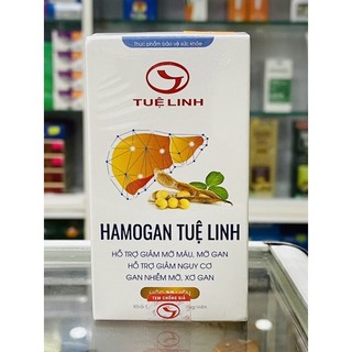 HAMOGAN TUỆ LINH - 30 viên - Giảm mỡ máu, mỡ gan, gan nhiễm mỡ, xơ gan