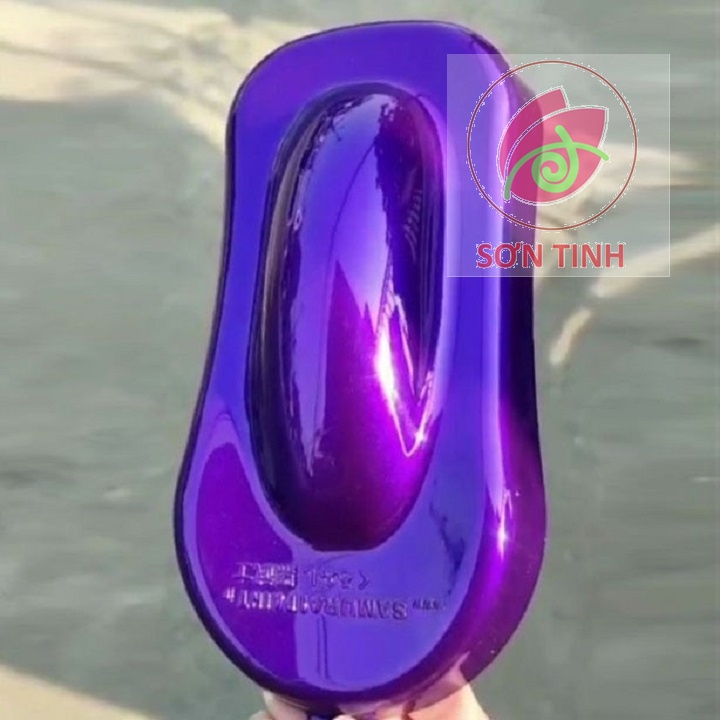 Sơn xịt Samurai CD032 - màu Tím Candy (cần sơn trên nền màu Bạc) (400ml)