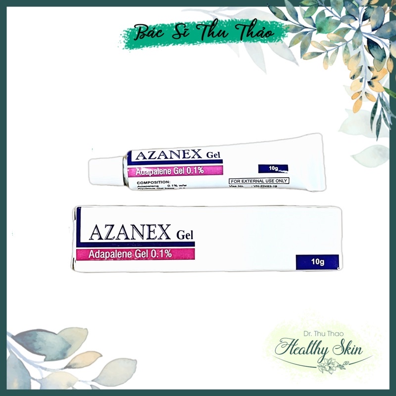 Gel giảm mụn Azanex (Adapalene 0,1%)