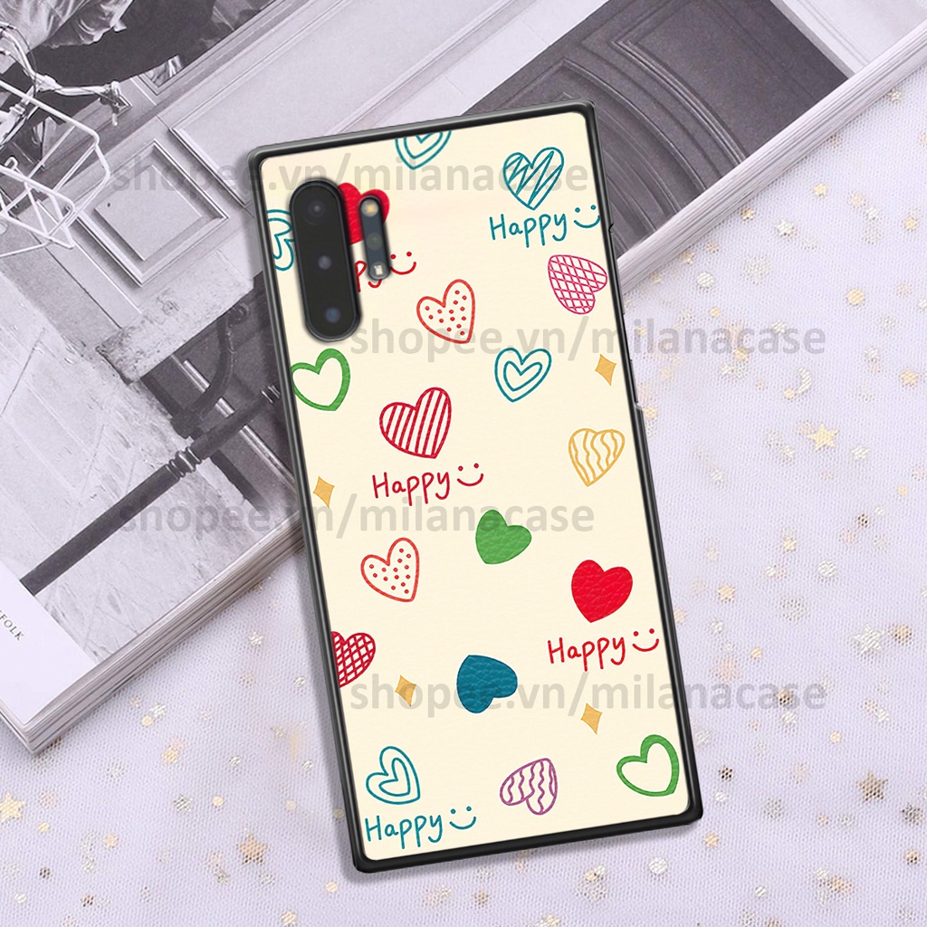 Ốp Samsung Note 10 / Note 10 Plus / Note 10+ in hình caro trái tim siêu đẹp, siêu nét đầy phong cách cá tính