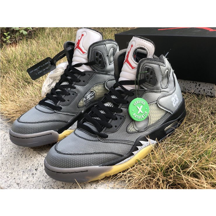 Giày Thể Thao off-white air jordan 5 muslin Thời Trang 2020 9euj
