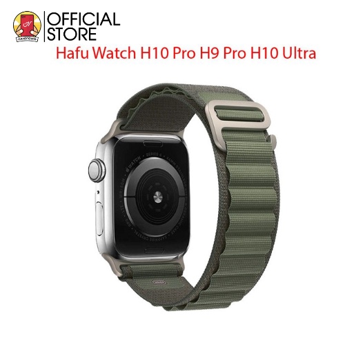 Dây Đeo Đồng Hồ Nylon Dành Cho Hafu Watch H10 Pro H9 Pro H10 Ultra 49 44 4540 mm Dây Vải Mềm Handtown