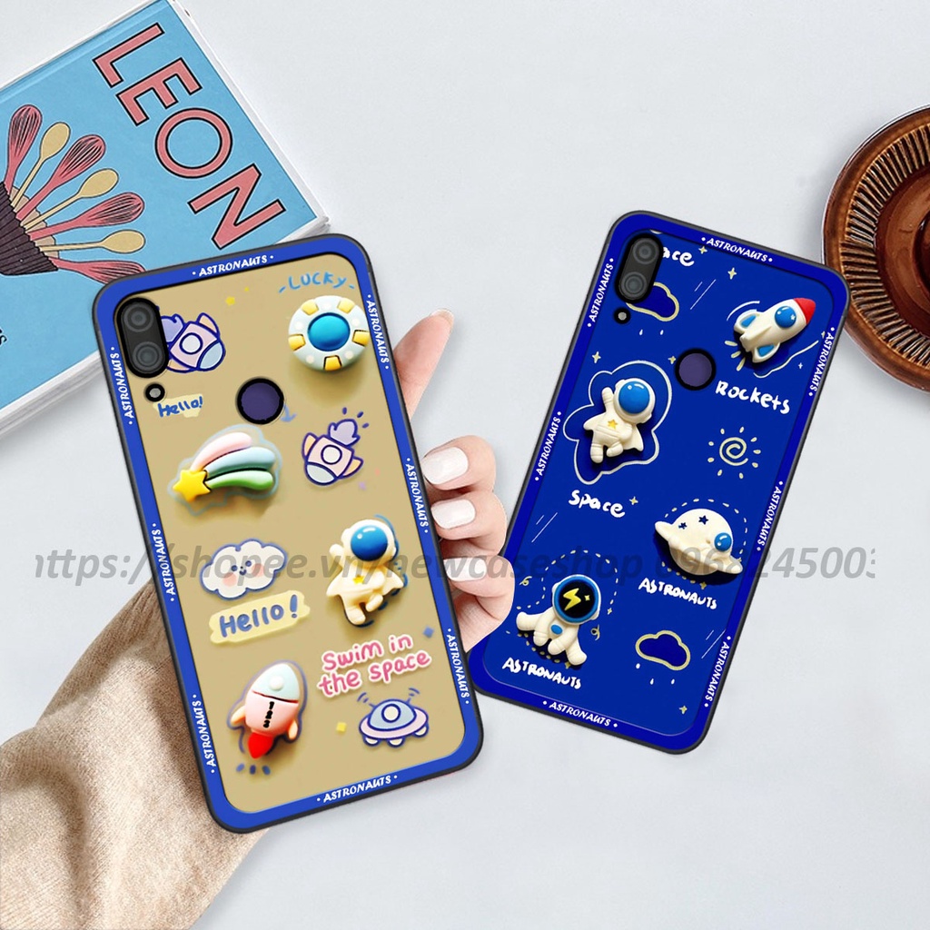 Ốp Xiaomi Redmi 7 / Note 7 / 7 Pro in hình 3D Bear love,Kuromi,Space cute độc lạ