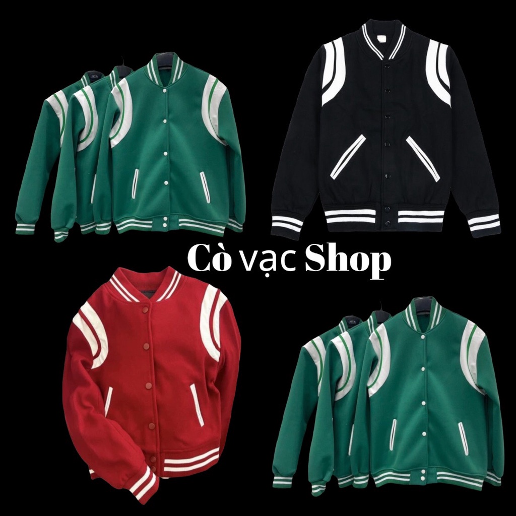Áo Khoác varsity áo bomber teddy SLP nam nữ chất đẹp cao cấp VIP SP