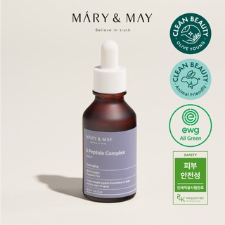Tinh chất trẻ hoá tái tạo da mary&may 6 peptide complex serum 30ml