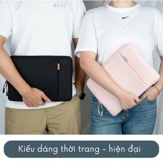 Túi chống sốc laptop macbook jquanmel  bảo vệ 6 chiều, laptop 13inch, 14inch, 15.6inch, 16inch