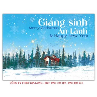 Thiệp Giáng Sinh Noel (Mẫu Ngẫu Nhiên)