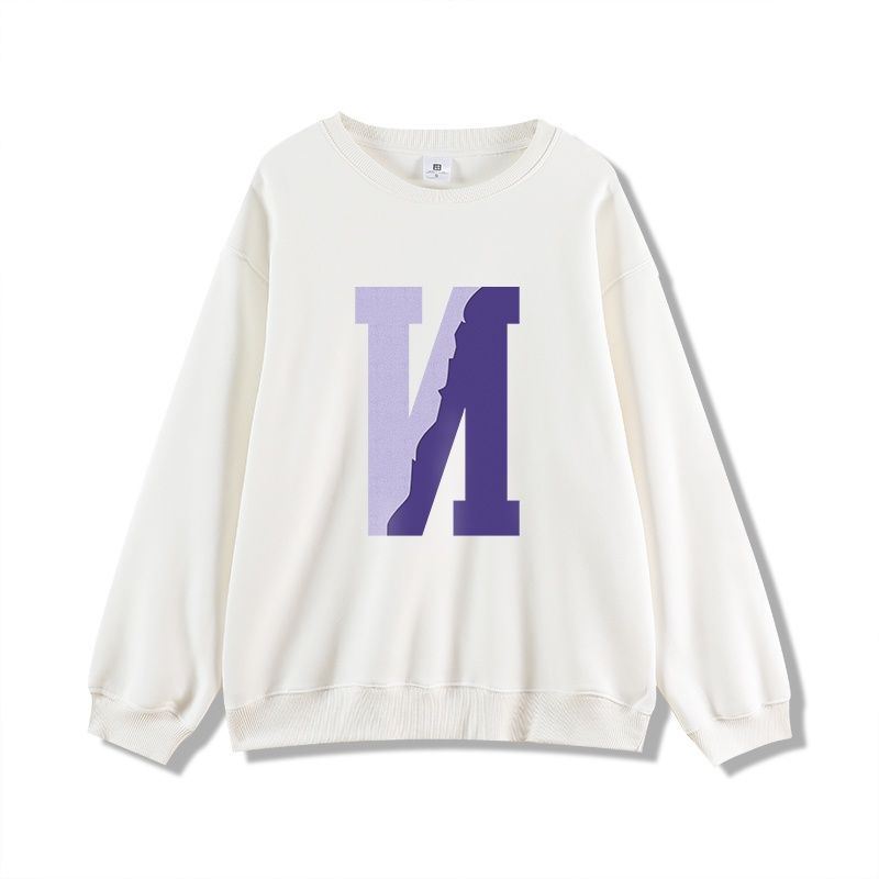 Áo Sweater Ihkke dáng rộng phong cách retro mỹ cho nữ