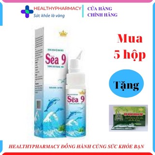 Dung dịch xịt vệ sinh mũi SEA 9 Kingphar - chai 70 ml