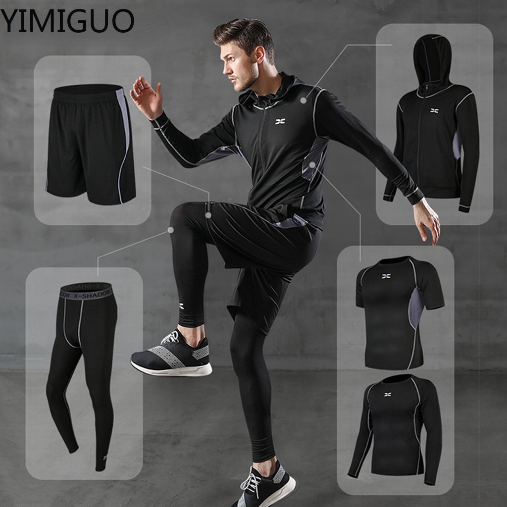 Set 5 Món Đồ Tập Thể Thao Chuyên Dụng Cho Nam