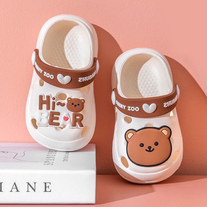 Dép sục Gấu cho bé gái-bé trai