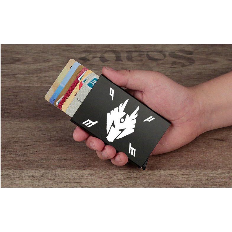 Ví Đựng Thẻ Bằng Kim Loại Họa Tiết Kamen Rider Dragon Tooth Dragon Rider