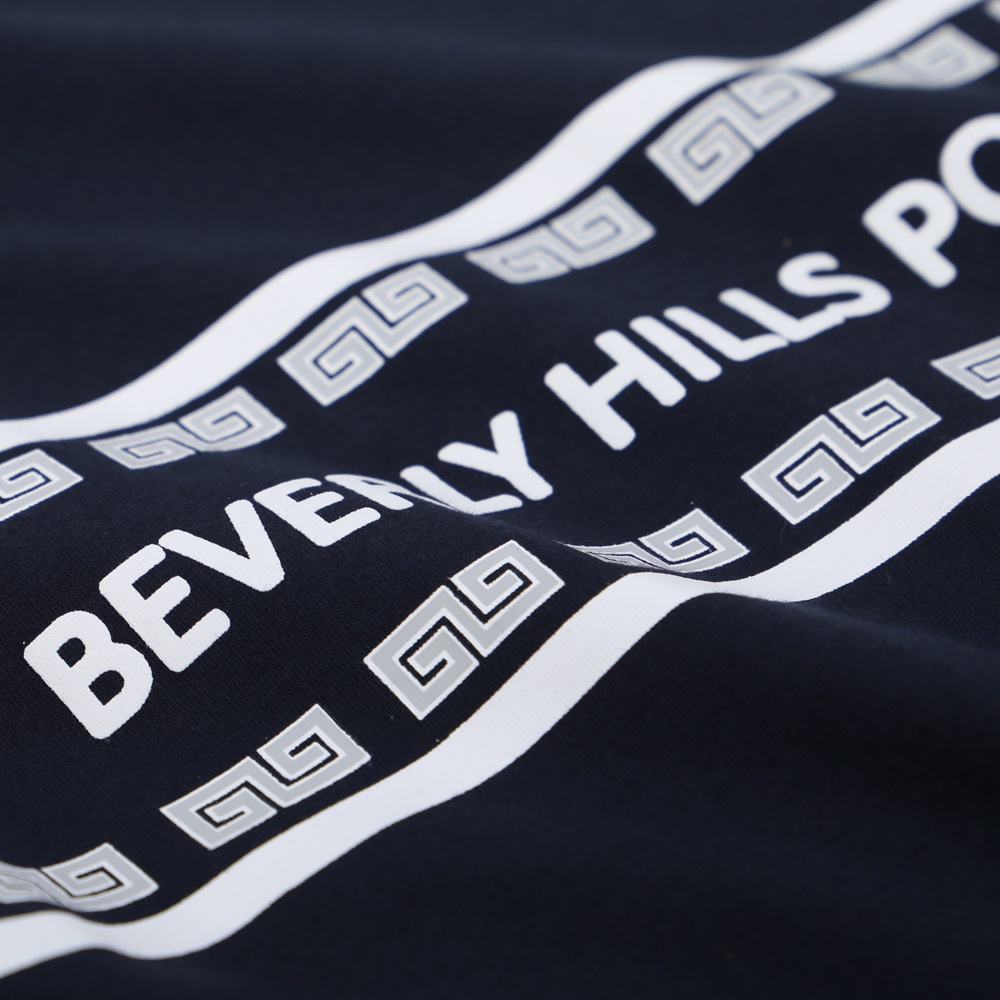 Beverly Hills Polo Club - Áo thun Ngắn tay Nam Regular Fit Navy NV- BHPC TSMRSW21TL039