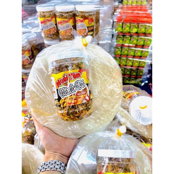 Bánh tráng phơi sương muối hành phi - set 300g bánh phơi sương, 200g muối hành phi, 1 bơ béo, 1 sốt tắc ớt rim