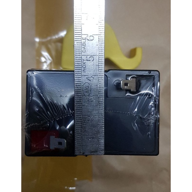 Bình Apollo 6V 4.0Ah kích thước 10x7x4.5 cm Mới  bọc keo