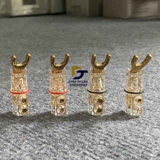 Jack loa càng cua - Jack loa bắp chuối, mỏ chim xịn xò đồng mạ vàng OEM Taiwan