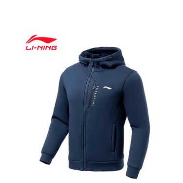 Áo khoác nỉ nam Lining 2 lớp AWDRE57 (có nhung bên trong)