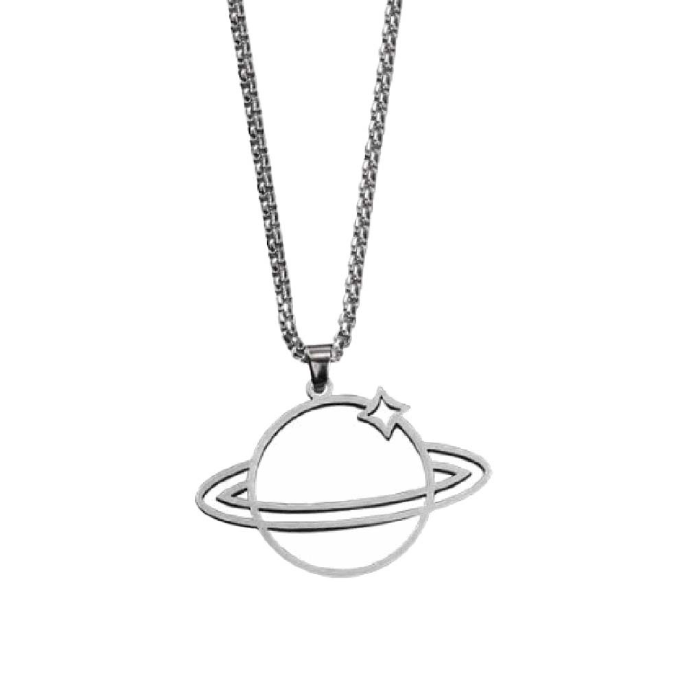 Vòng cổ Thép Không Gỉ Phong Cách Hàn Quốc Cho Nam Nữ